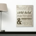 thumbnail image 4 of Stupell IndustriesDream Big Work HardWall Plaqueby Daphne Polselli, 4 of 5