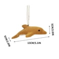 thumbnail image 5 of drppepioner Simulation Dolphin Pendant Christmas Decorations Home Plush Doll Animal Model Dolphin Gift Props, 5 of 5