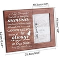 thumbnail image 2 of You Left Us Beautiful Memories Picture Frame 4x6 inch Sympathy Gifts Frames Memorial Photo Frame Bereavement Gifts Frame Wood Photo Frame for Loss of Mother Father Grandpa Grandma DIY, 2 of 7