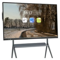 BELNET Smart TVs Android & Windows TV 75 Inch 4K Smart Display Screen Share & Voice Search for Classroom​(Include Wall Mount)