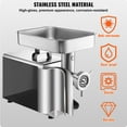 thumbnail image 5 of Commercial Electric Meat Grinder – 13 lbs/min Heavy Duty Sausage Stuffer & Meat Mincer for Kitchen, 5 of 11