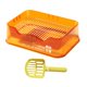thumbnail image 3 of Bandeja de Baño para Perros Fernando Naranja Orinal, 3 of 8