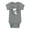 ATHLETIC HEATHER, variant on Peanuts - Snoopy Dancing Happily - Infant One Piece