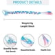 thumbnail image 2 of 8 Pieces Colored Braids Hair Extensions with Rubber Bands Ponytails Hair Bows Rainbow Color Synthetic Hairpieces Glitter Braided Hair Extensions for W, 2 of 4