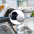 thumbnail image 5 of 2 piezas de cubierta de orificio para cinta de fregadero, cubierta de orificio para grifo de acero inoxidable, tapón para placa de fregadero, tapón para baño, cocina (orificio de instalación para 0,9, 5 of 5