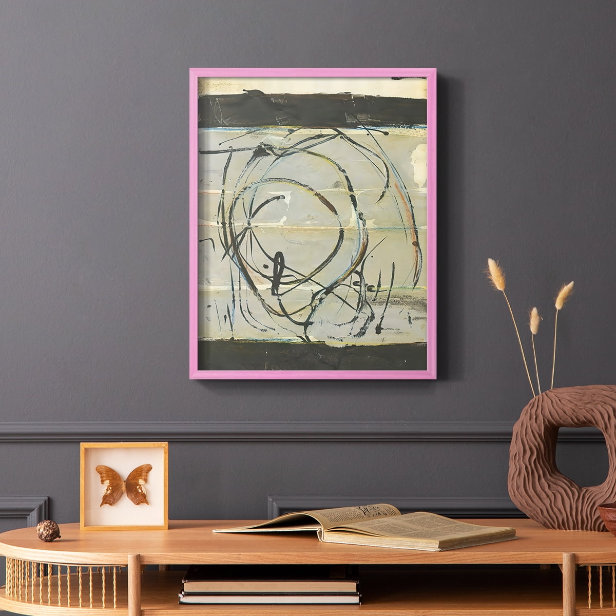 Continuing Energy II in Paper Solid Wood 8 x 10 Framed Print