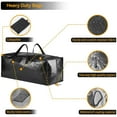 thumbnail image 4 of Moving Bags, Packing Bags Heavy Duty with Backpack Straps, Sturdy Handles and Zippers, Black (Pack of 8), 4 of 7