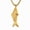 Gold, variant on Men's Women's Stainless Steel Koi Fish Necklace Vintage Carp Lucky Amulet Pendant Jewelry Black