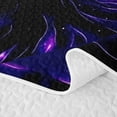 thumbnail image 5 of Erosebridal Spooky Witch Quilt King, Halloween Bat Moon Castle King Coverlet Set for Boys Girls, Purple Black Gold, 3 Pieces 1 Bedspread and 2 Pillowcases, 5 of 7