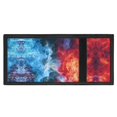 thumbnail image 4 of POLERO Polyester Trifold Card Wallet with Portable Lightweight Children's Wallet for School, Fire Ice Smoke Decoration Kids Trifold Wallet, 4 of 6