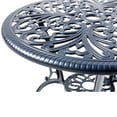 thumbnail image 4 of Ensemble Bistro Table et 2 Chaises en Aluminium Coulé 3 Pcs Ensemble de Mobilier de Patio, 4 of 5