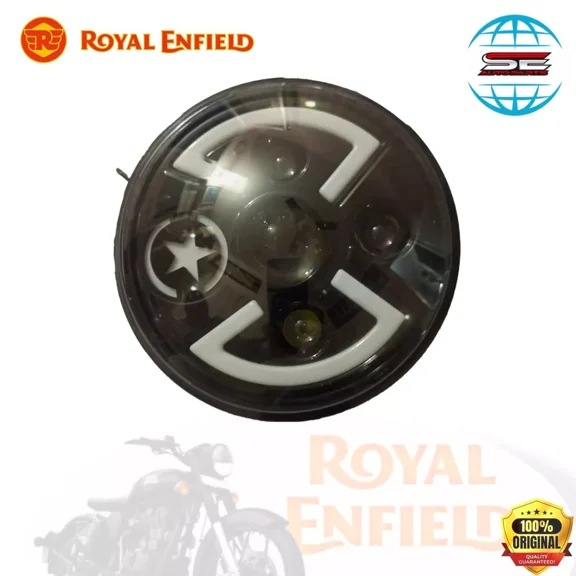 New Smart Led Headlight For Royal Enfield Hunter 350 Meteor 350 /Thar/Wrangler