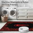 thumbnail image 5 of ODIKA 8'x10' Machine Washable Non-Slip Area Rug, Chilling Horror Inspired Design High Traffic Rug, Red, 26496, 5 of 7
