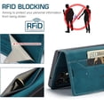 thumbnail image 2 of Wallet Case for Samsung Galaxy S23 Ultra 5G,Magnetic Protect PU Leather Flip Case with Card Holders RFID Blocking Kickstand Shockproof Protection Case for Samsung Galaxy S23 Ultra 5G 2023 (Teal), 2 of 18