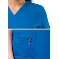 thumbnail image 4 of Adar Pro Scrubs For Women - Elevated V-Neck Scrub Top - P4212 - Royal Blue - 2X, 4 of 7