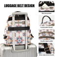 thumbnail image 3 of FORMRS Mini Backpack Purse for Women Travel Daypack Casual Shoulder Bag, Blue Abstract Pattern, 3 of 7