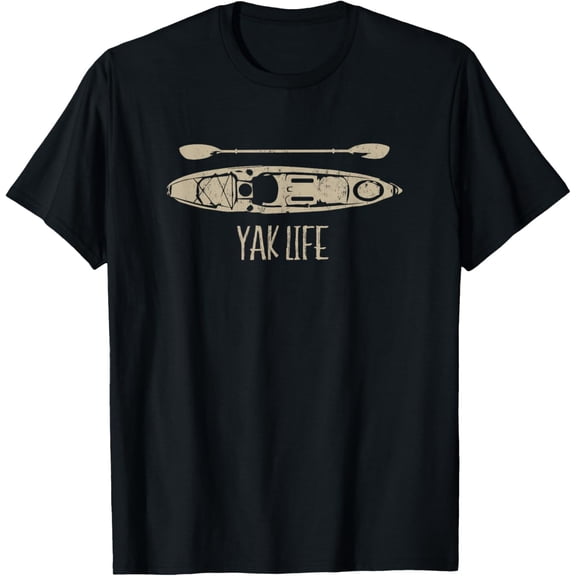 Yak Life T Shirt, Kayak Life Kayaking and Paddling T Shirt T-Shirt