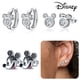 thumbnail image 2 of Pendiente de Mickey Mouse de Disney, pendiente de corazón de plata 925, pendientes de tuerca de entrenador de calabaza, pendientes de mariposa de estrella de plata para mujer, joyería Dengxun unisex, 2 of 2