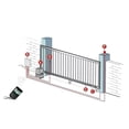 thumbnail image 3 of Control Remoto De Puerta, Abridor Remoto De Puerta Eléctrico Sensible Portátil Para Puerta De Gallinero, 3 of 7