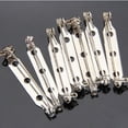 thumbnail image 4 of MasteelfCA 50 Pcs 37mm Broche de Sécurité en Acier Inoxydable (Argent), 4 of 7