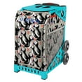 thumbnail image 2 of Zuca 18" Sport Bag - Playful Puffins with Lunchbox and Seat Cover (Turquoise Frame), 2 of 7