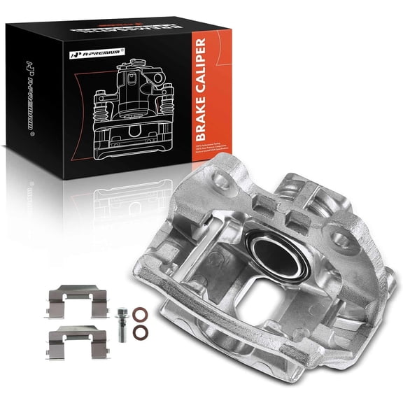 A-Premium Disc Brake Caliper Assembly with Bracket Compatible with Chevrolet Trailblazer 2002-2009 Buick Rainier 2004-2007 GMC Envoy Saab 9-7x Rear Left Driver Side