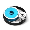 thumbnail image 2 of Low Noise Belt Drive 16T 40T mission Gears System DIY Modify Upgrade Parts for Tamiya TT02 TT-0, 2 of 5