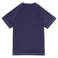 thumbnail image 6 of FORMRS Boys Rash Guard Short Sleeves Swim Shirt Quick Dry UPF 50+ Sun Protection, Sizes 3-12T, Purple Moonlight Forest, 6 of 6