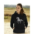 thumbnail image 3 of Tstars Womens Horse Gifts for Horse Lovers Love Horses Horse Shirts Horse Clothes Birthday Horse Gifts for Women Hoodie, 3 of 5