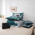 thumbnail image 6 of jejeloiu Football Games 7 Pieces Bedding Comforter Set,American Sport City Full Bedding Set For Ball Gamer Reversible, 6 of 8