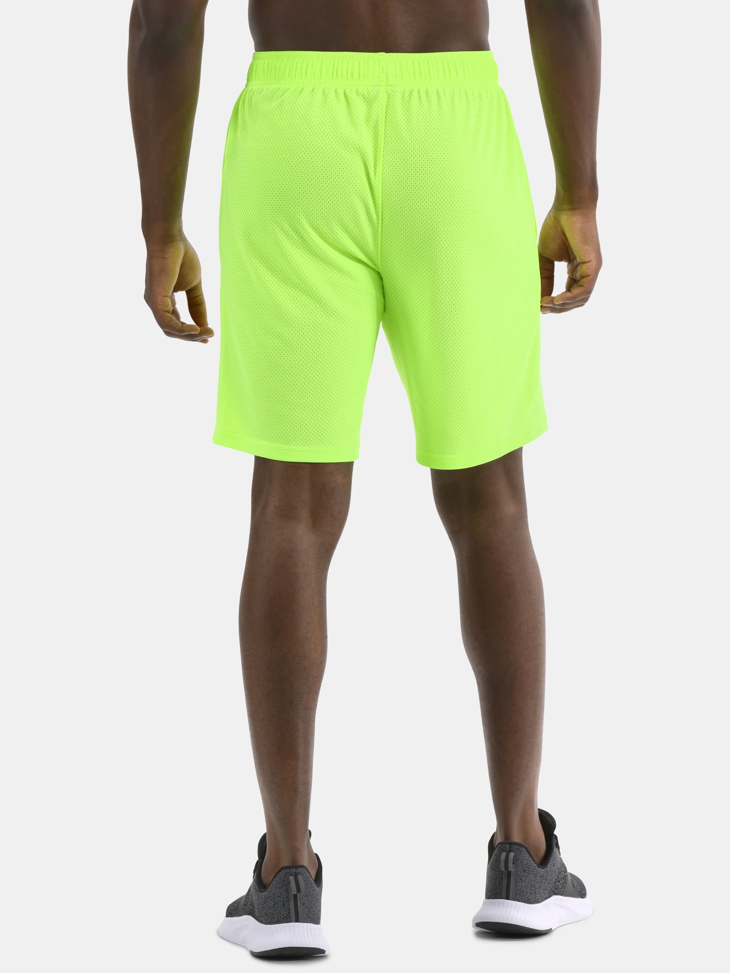 Athletic Works Men's and Big Men's Active Mesh Shorts, 9" Inseam, Sizes XS-5XL