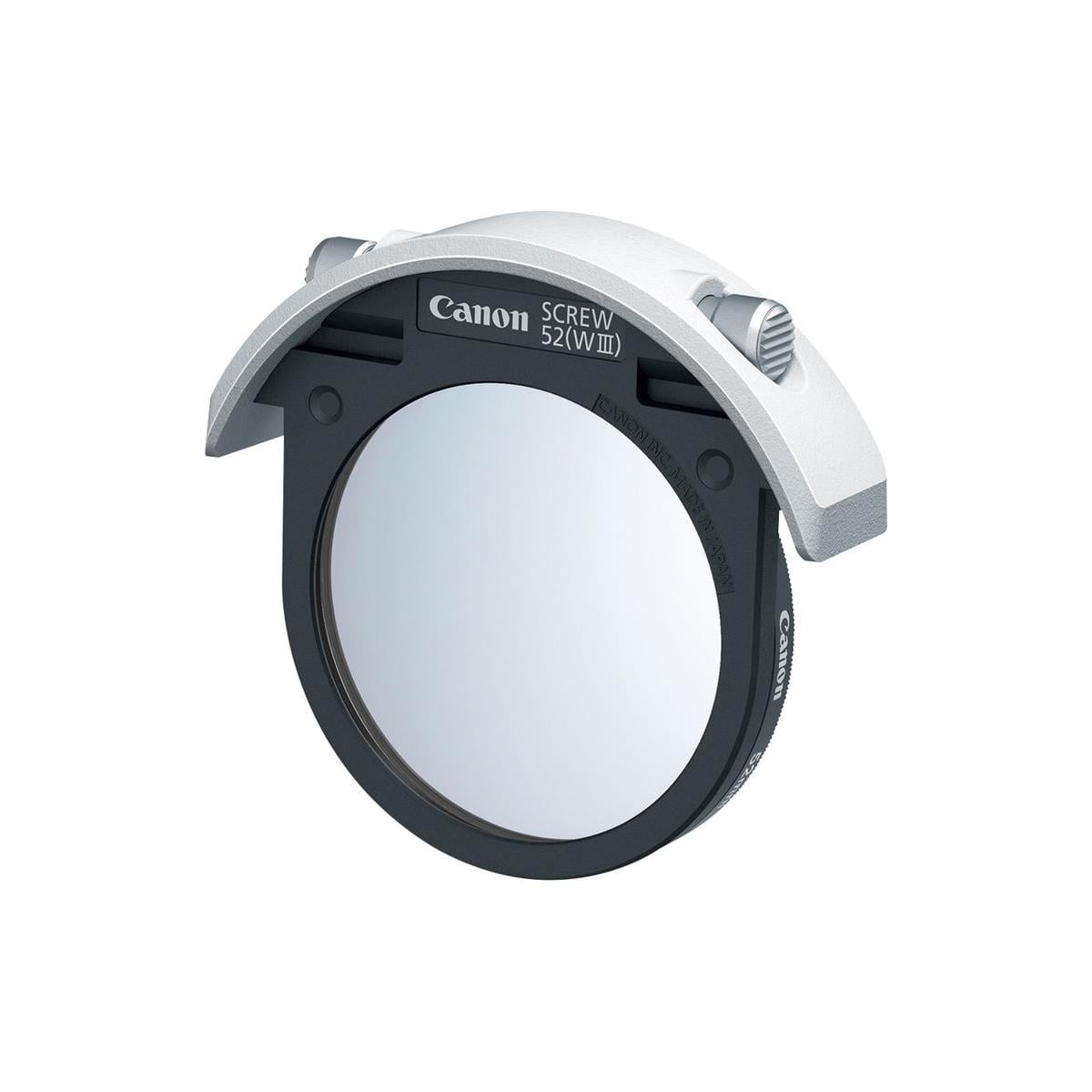 Canon 52mm Dropin Screw Filter Holder (WIII) with 52mm Protect Filter