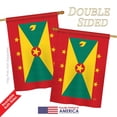 thumbnail image 3 of Breeze Decor 08369 Grenada 2-Sided Vertical Impression House Flag - 28 x 40 in., 3 of 4