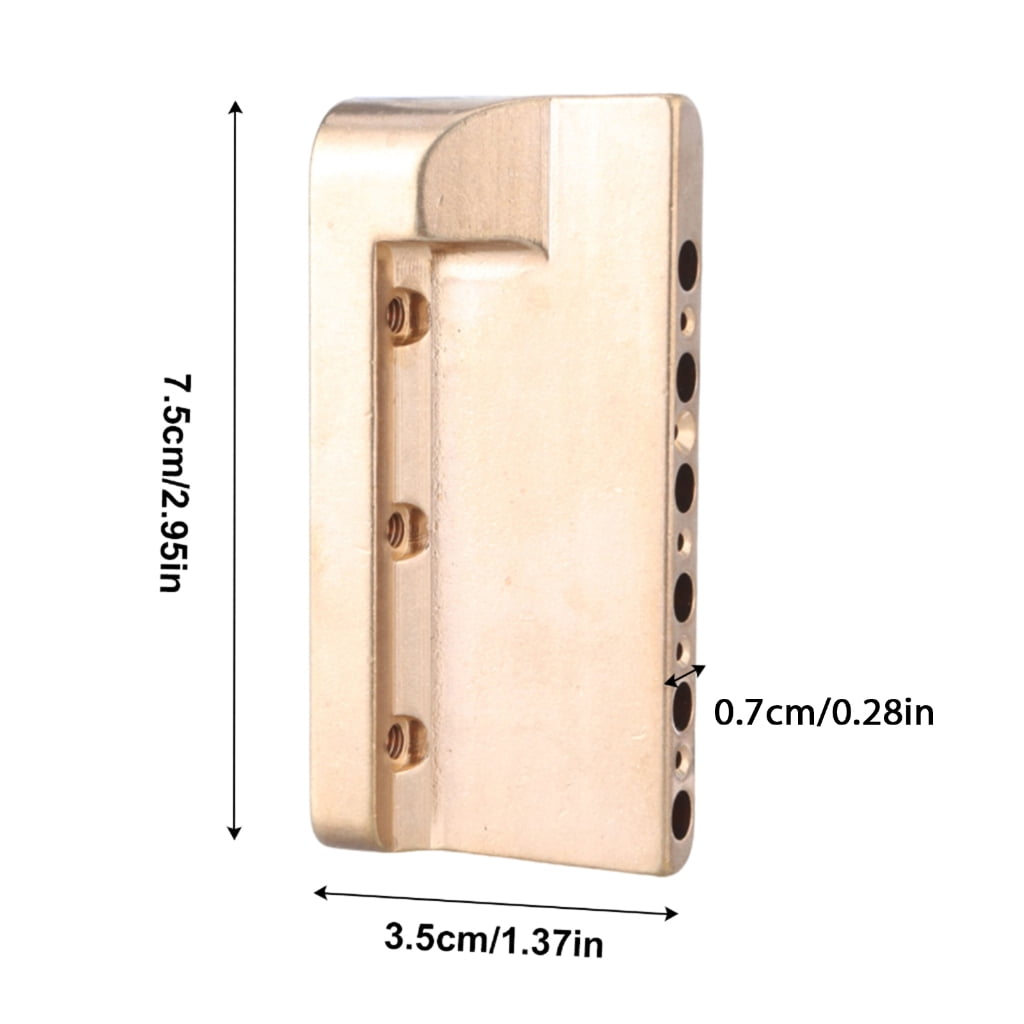Tremolo Bridge Block Guitar Brass Block Electric Guitar Replacement Parts