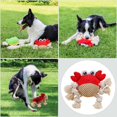 thumbnail image 2 of Juguete de peluche para perros para masticadores grandes y agresivo juguetes para perro juguetes de peluche, juguetes de masticaci - Cangrejo SM SunniMix Masticar juguetes, 2 of 7