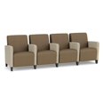 thumbnail image 1 of Lesro Ravenna Lounge Réception 4 Places Tandem en Brun, 1 of 5