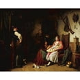 thumbnail image 3 of Felix Schlesinger 24x20 Black Modern Framed Museum Art Print Titled - The New Baby, 3 of 5