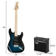 thumbnail image 2 of Zimtown Full Size Electric Guitar for Beginner with 20 Watt Amp and Accessories,Dark Blue with Black Pickguard, 2 of 7