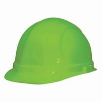 Erb Omega Ii Ratchet Suspension Hard Hat - Hi-Viz Lime Green