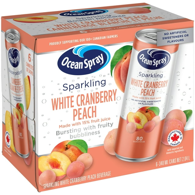 Sparkling White Cranberry Peach 6X340ML