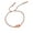 Orange red, variant on Elegant Adjustable Braided Cord Bracelet Featuring Metallic Fish Charm And Smooth Oil Finish For Daily Wear