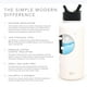 thumbnail image 5 of Botella de agua Simple Modern Summit de 650 ml de acero inoxidable, 5 of 8