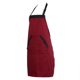 thumbnail image 5 of Sywqhk Delantal unisex con cuello halter y 2 bolsillos para chef, camarero, cocina, cocinero, herramienta roja Sywqhk Para estrenar, 5 of 6