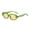 Green, variant on Siminsem Square Frame Sunglasses Unisex, Fun Candy Color Sun Glasses for Men Women, UV Protection Lightweight Shades for Beach Travel, White, One Size