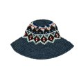 thumbnail image 6 of SikaFu Autumn Winter Woolen Cap Woman Knitted Hats Retro Outing Jacquard Weave Warmth Hand-woven Fisherman Panama Bucket Gorros, 6 of 6