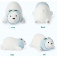 thumbnail image 2 of Peluche oso polar JAMW 50cm 0,65kg azul y blanco Sencillez, 2 of 5