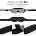 thumbnail image 4 of 3d Sleep Mask 2 Pack,eye Mask For Sleeping 3d Contoured Sleeping Mask Blackout Out Light - Blindfold Airplane With Ear Plugs, Night Masks With Travel, 4 of 5