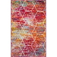thumbnail image 3 of Unique Loom Trellis Frieze Collection Area Rug - Geometric (3' 3" x 5' 3" Rectangle Multi/Ivory), 3 of 7