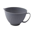 thumbnail image 2 of Mezcla de tazón de con tazón con boestres que ahorran salentador para servir tazón para hornear, preparar, cocinar almacenamiento de alimentos de gris, 2 of 8