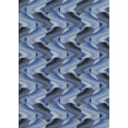 thumbnail image 1 of Ahgly Company Machine Washable Indoor Rectangle Transitional Blue Jay Blue Area Rugs, 5' x 8', 1 of 7